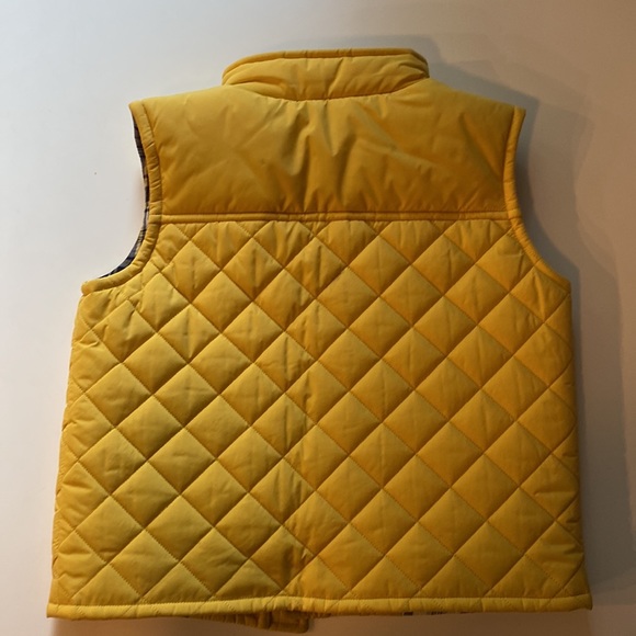 Janie and Jack yellow cold weather vest - Picture 4 of 4